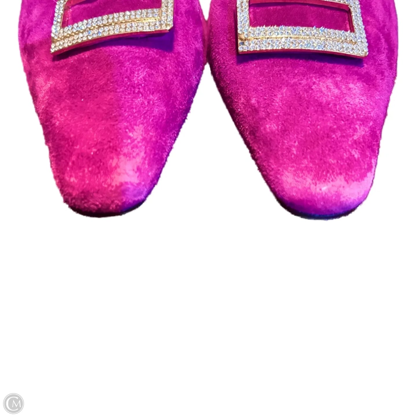 Shoes Heels Kitten By Charles Jourdan Paris In Purple, Size: 6.5