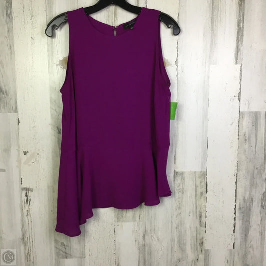 Top Sleeveless By Limited In Purple, Size: S