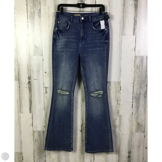 Jeans Boot Cut By Pilcro In Blue Denim, Size: 8
