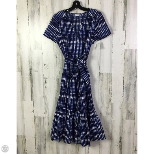 Dress Casual Midi By J. Crew In Blue, Size: S