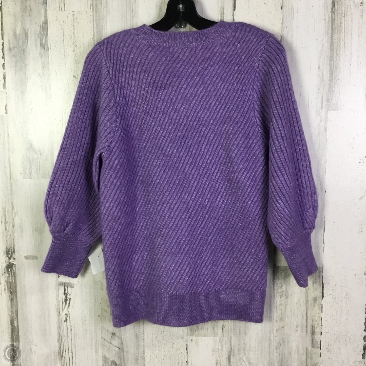 Sweater By Liz Claiborne In Purple, Size: M