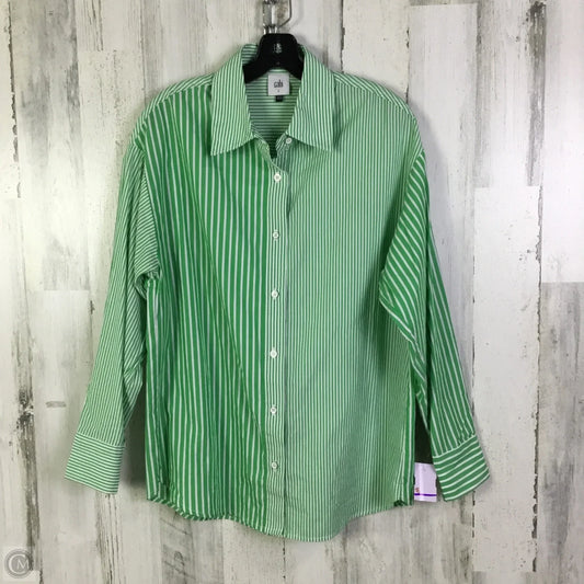 Blouse Long Sleeve By Cabi In Green, Size: S