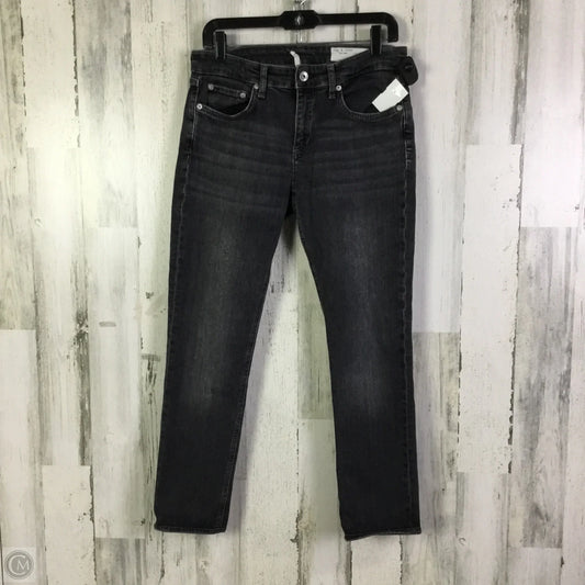 Jeans Boyfriend By Rag & Bones Jeans In Grey Denim, Size: 4