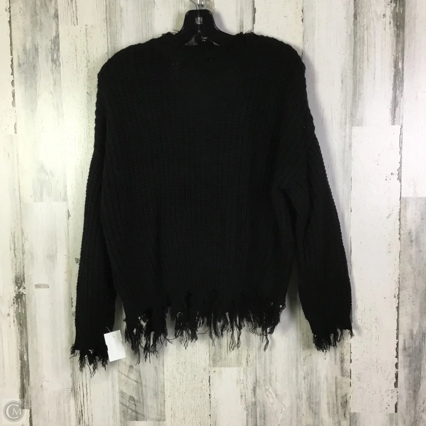 Sweater By Love Tree In Black, Size: M