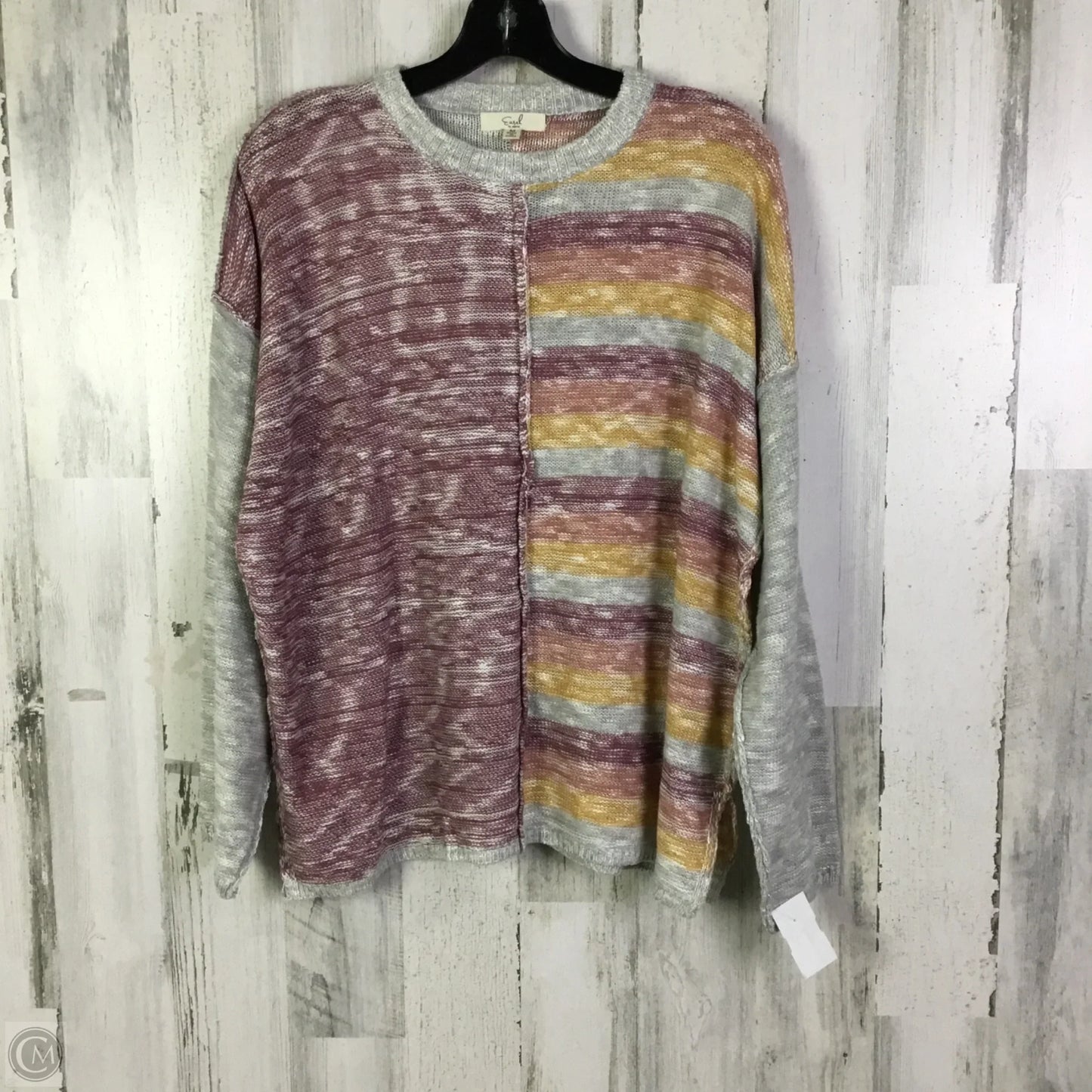 Sweater By Easel In Multi-colored, Size: M
