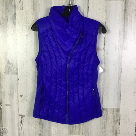 Vest Puffer & Quilted By Calvin Klein Performance In Blue, Size: S