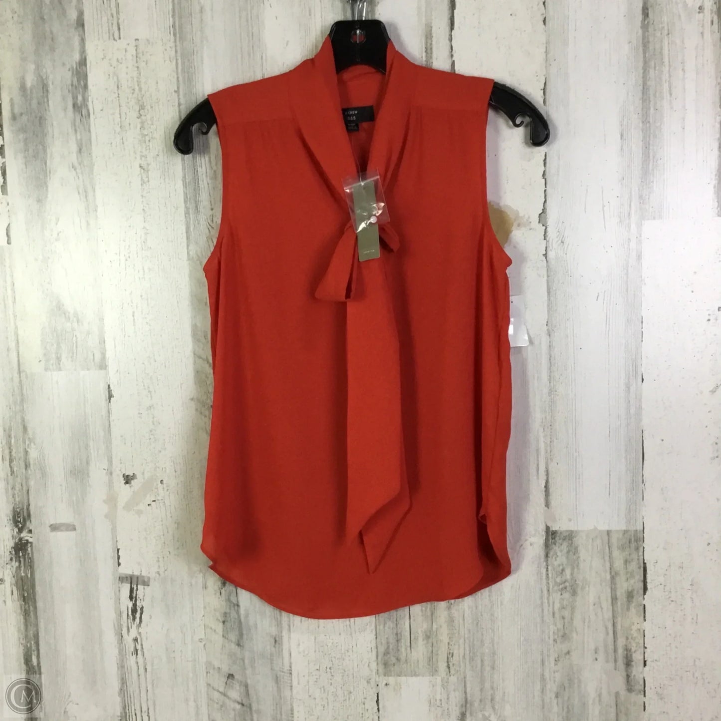 Blouse Sleeveless By J. Crew In Red, Size: Xsp