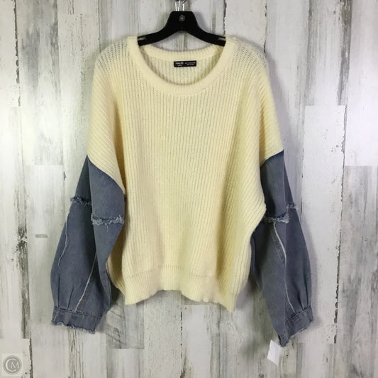 Sweater By Shein In Cream, Size: L