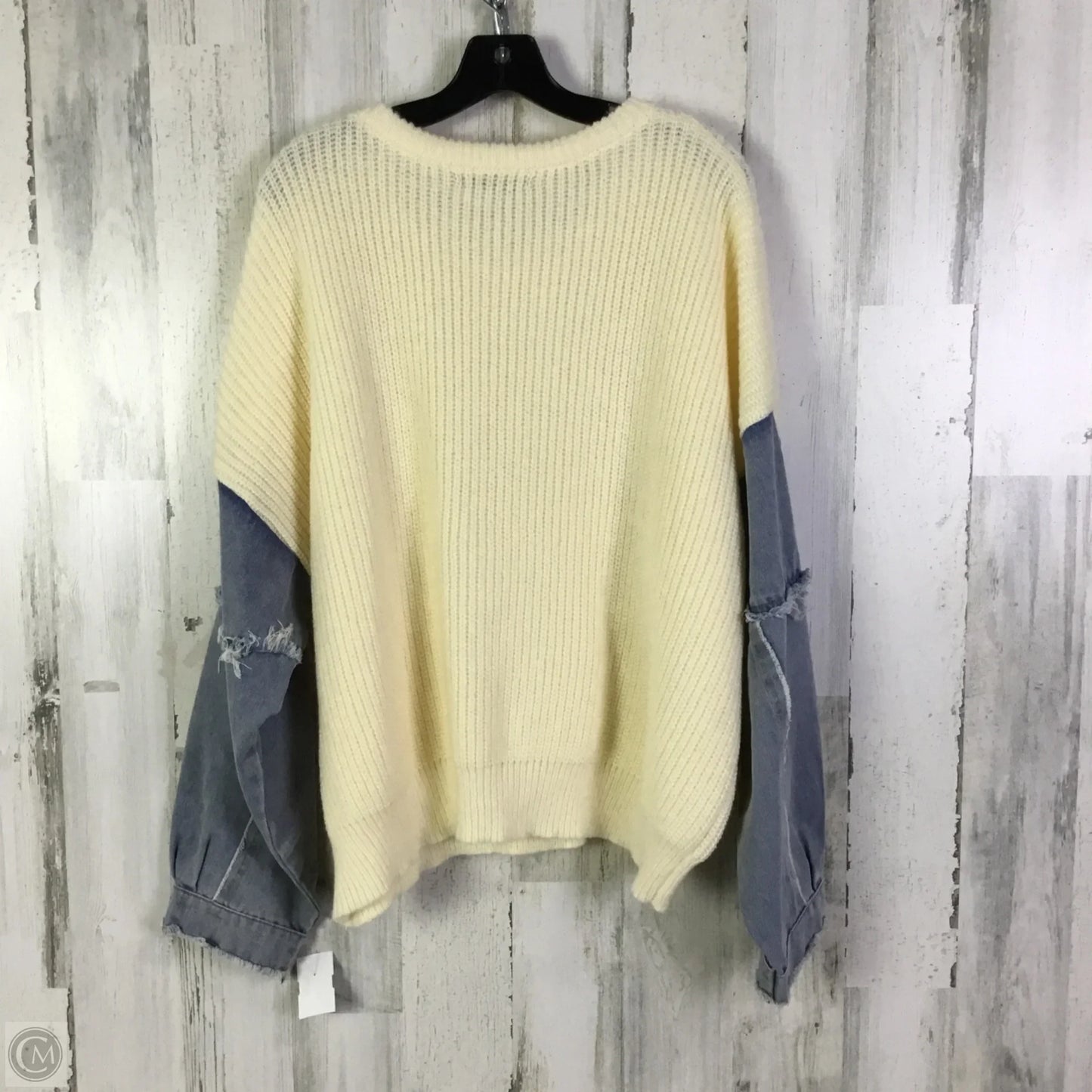 Sweater By Shein In Cream, Size: L