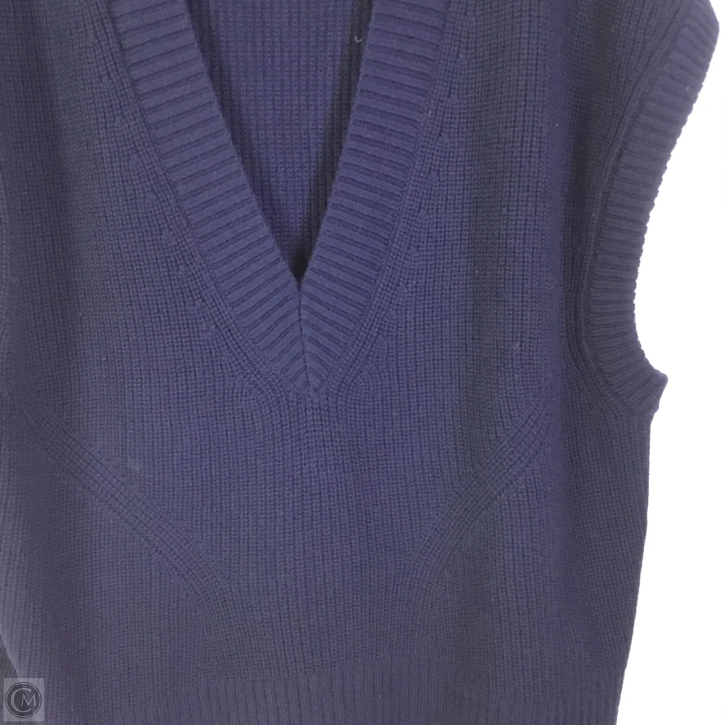 Vest Sweater By Banana Republic In Navy, Size: L