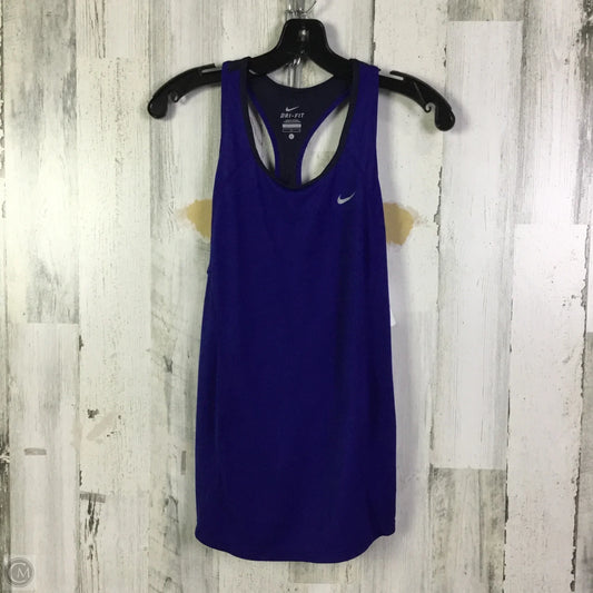 Athletic Tank Top By Nike Apparel In Blue, Size: L