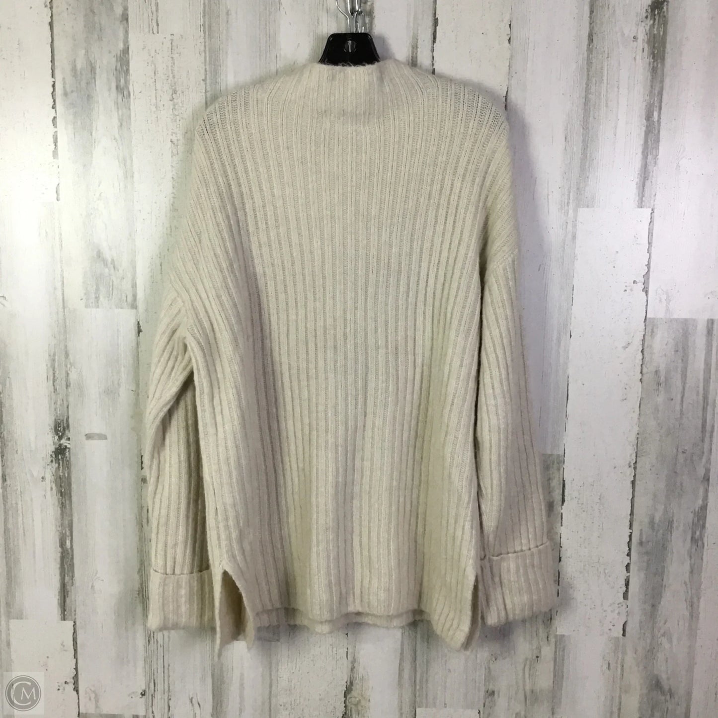 Tunic Long Sleeve By Old Navy In Cream, Size: L