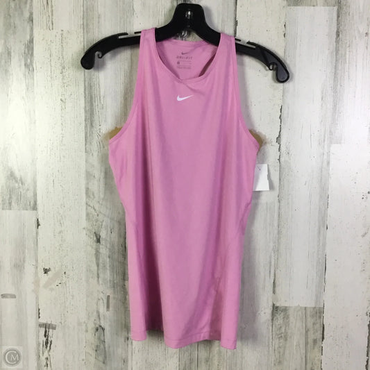 Athletic Tank Top By Nike Apparel In Pink, Size: S