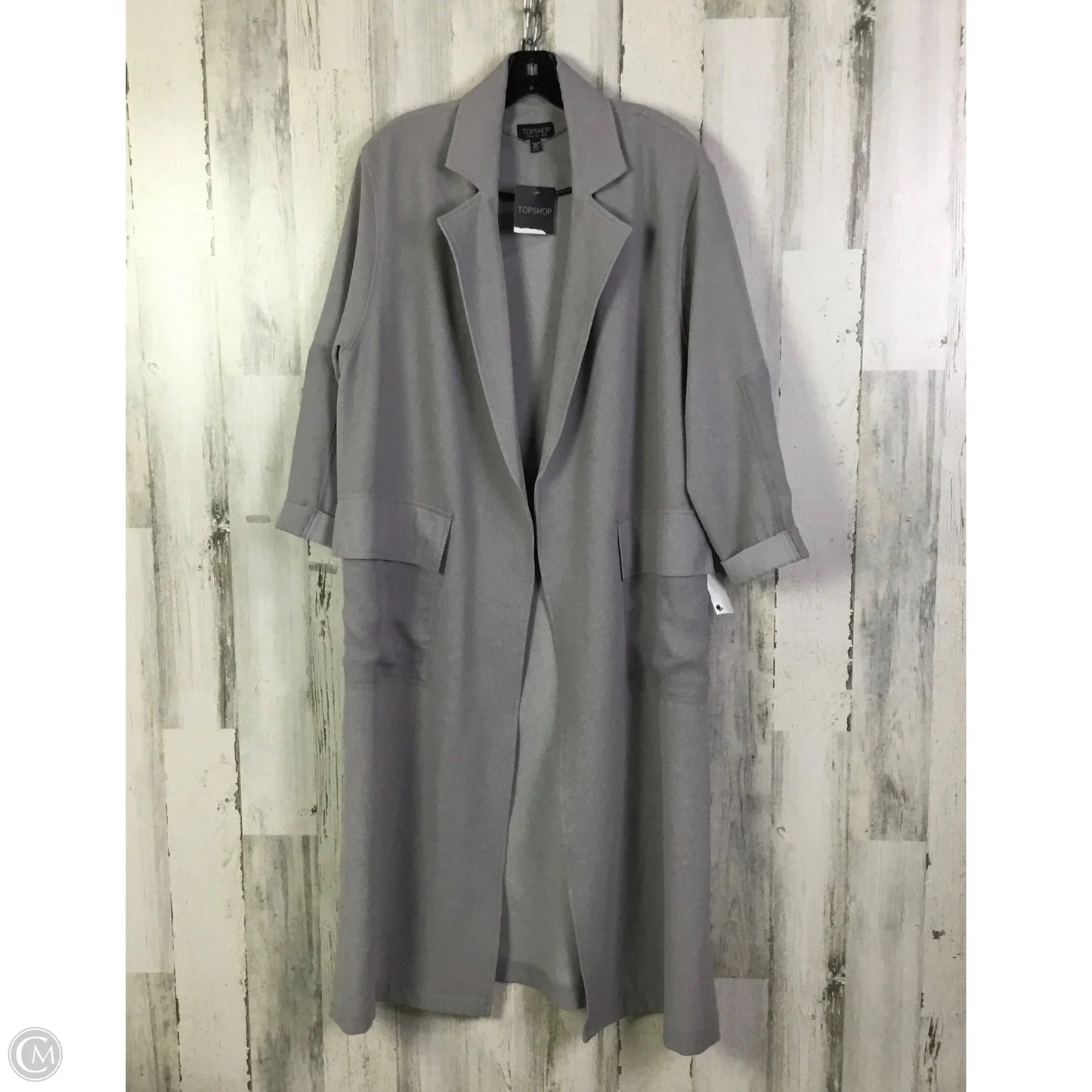 Cardigan By Top Shop In Grey, Size: S