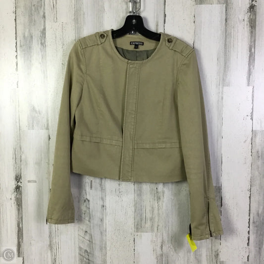 Jacket Other By Express In Tan, Size: M