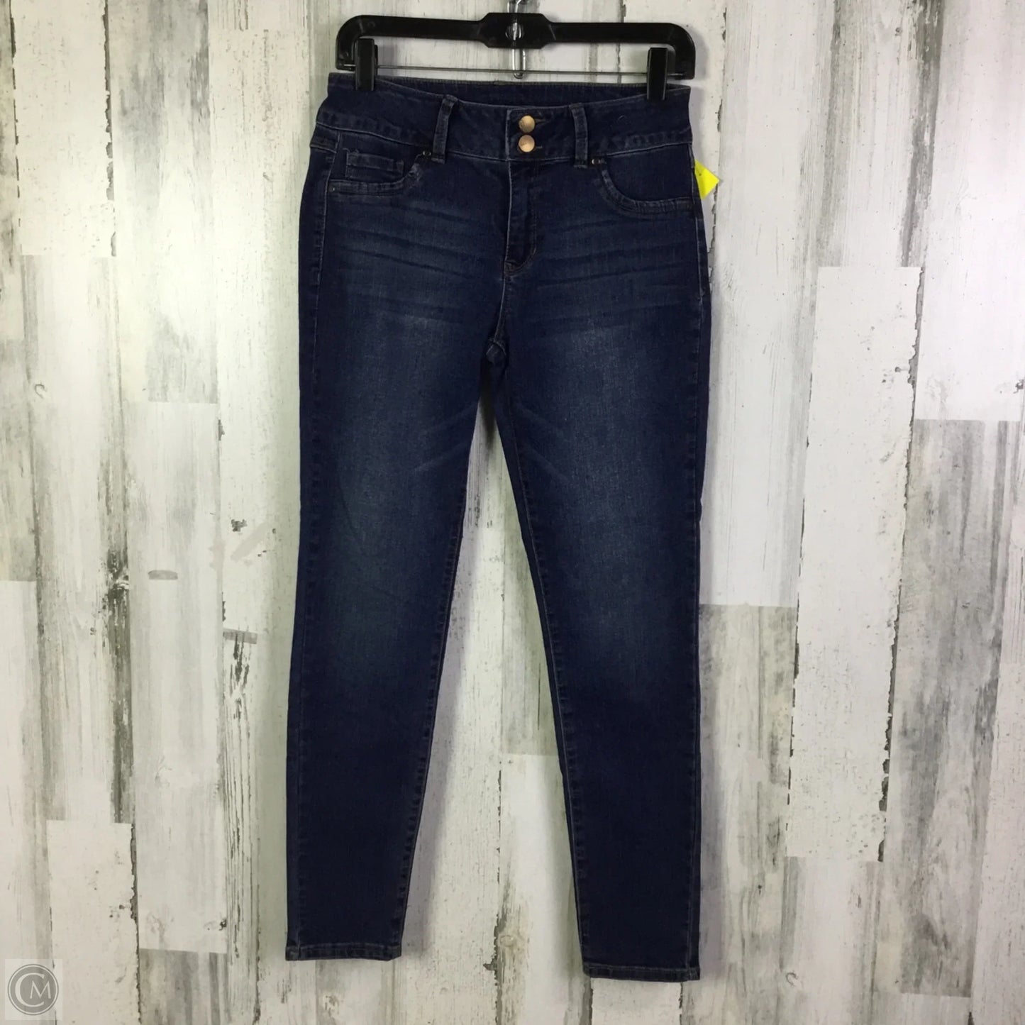 Jeans Skinny By D Jeans In Blue Denim, Size: 6
