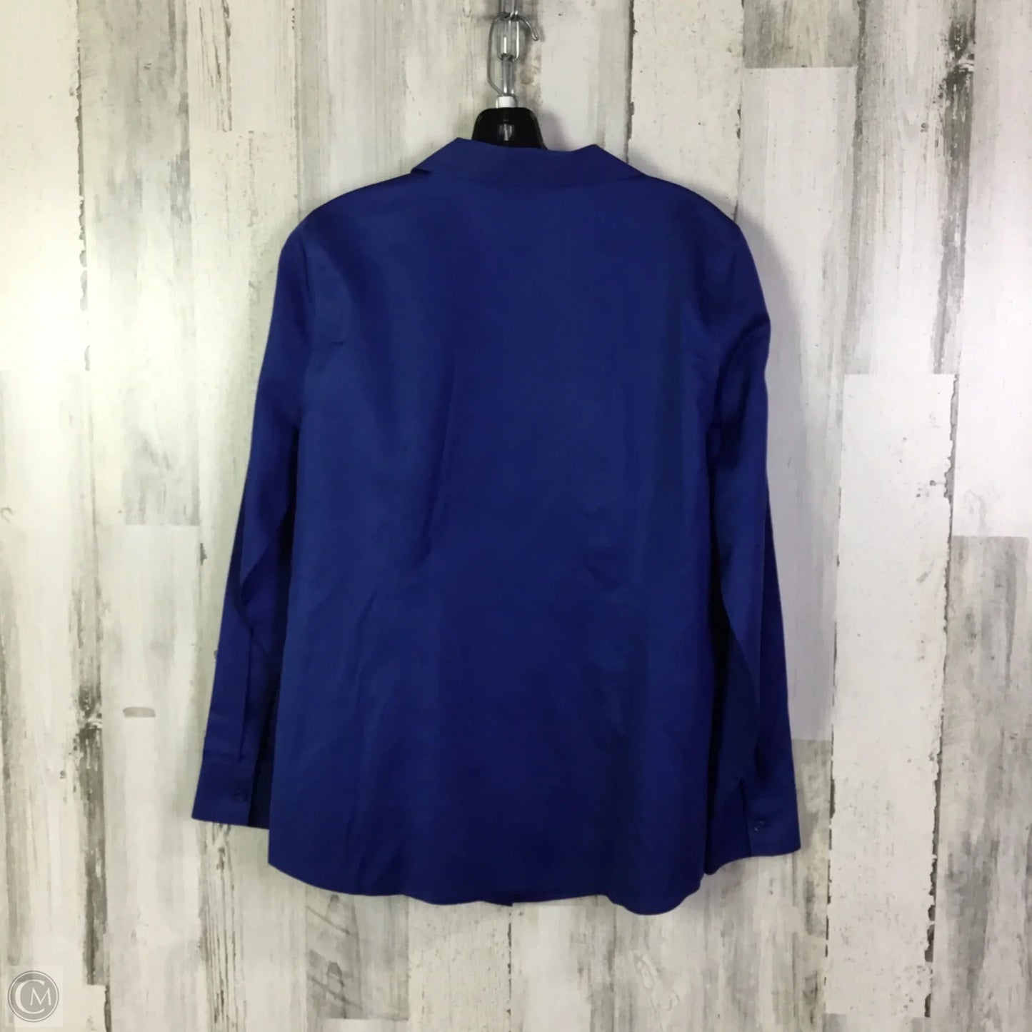 Blouse Long Sleeve By Chicos In Blue, Size: M