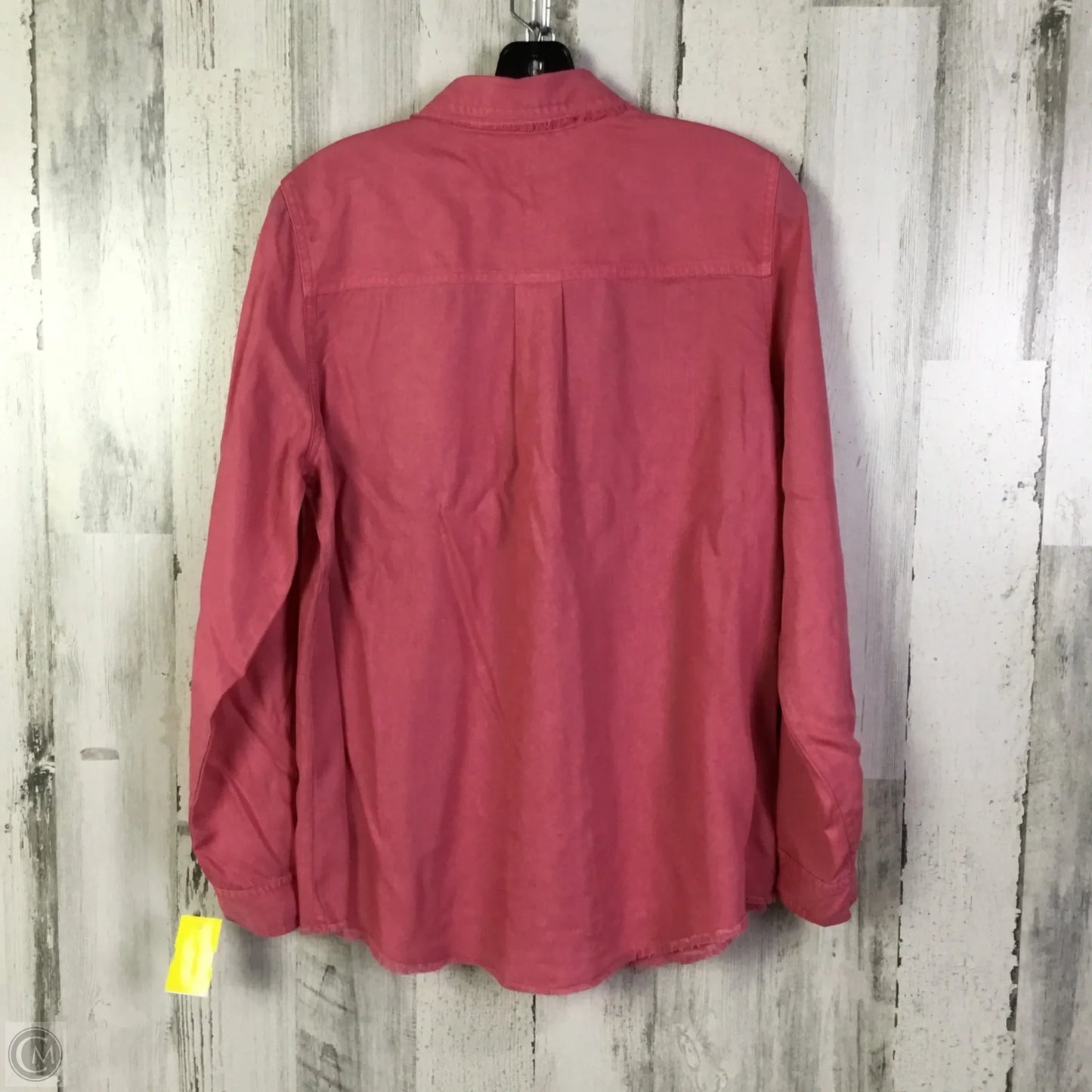 Blouse Long Sleeve By Chicos In Pink, Size: M