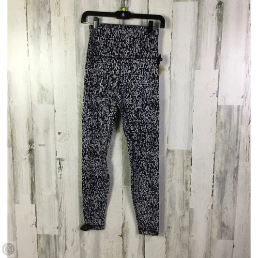 Athletic Leggings By Lululemon In Black & Grey, Size: 6