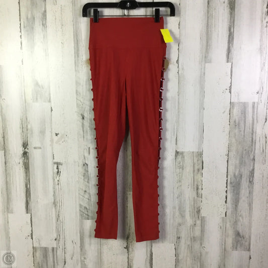 Athletic Leggings By Clothes Mentor In Red, Size: Xs