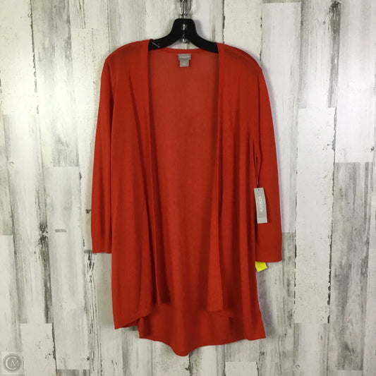 Cardigan By Chicos In Orange, Size: M