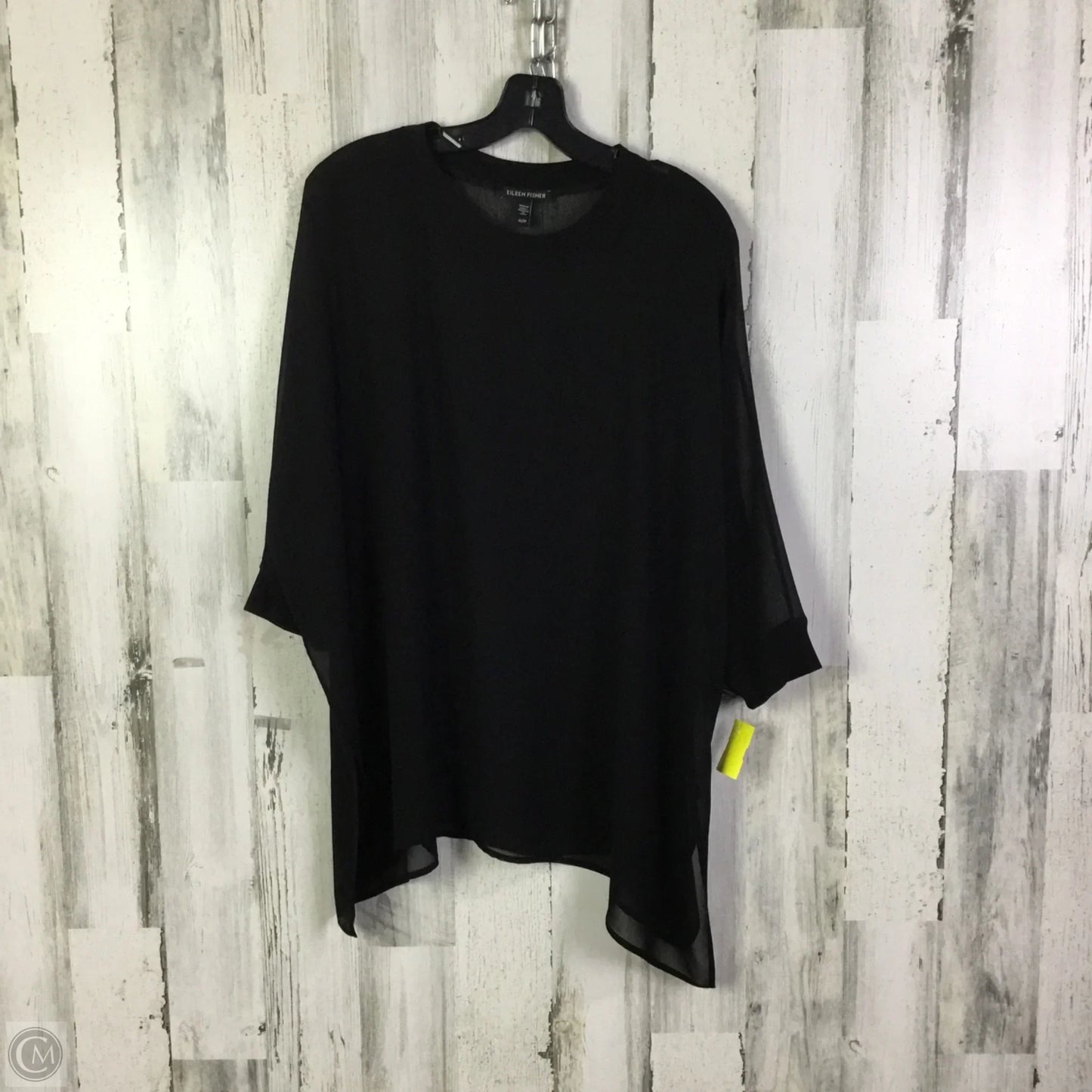 Tunic Short Sleeve By Eileen Fisher In Blue, Size: Xs