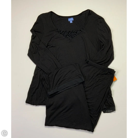 Pajamas 2pc By Simply Vera In Black, Size: L