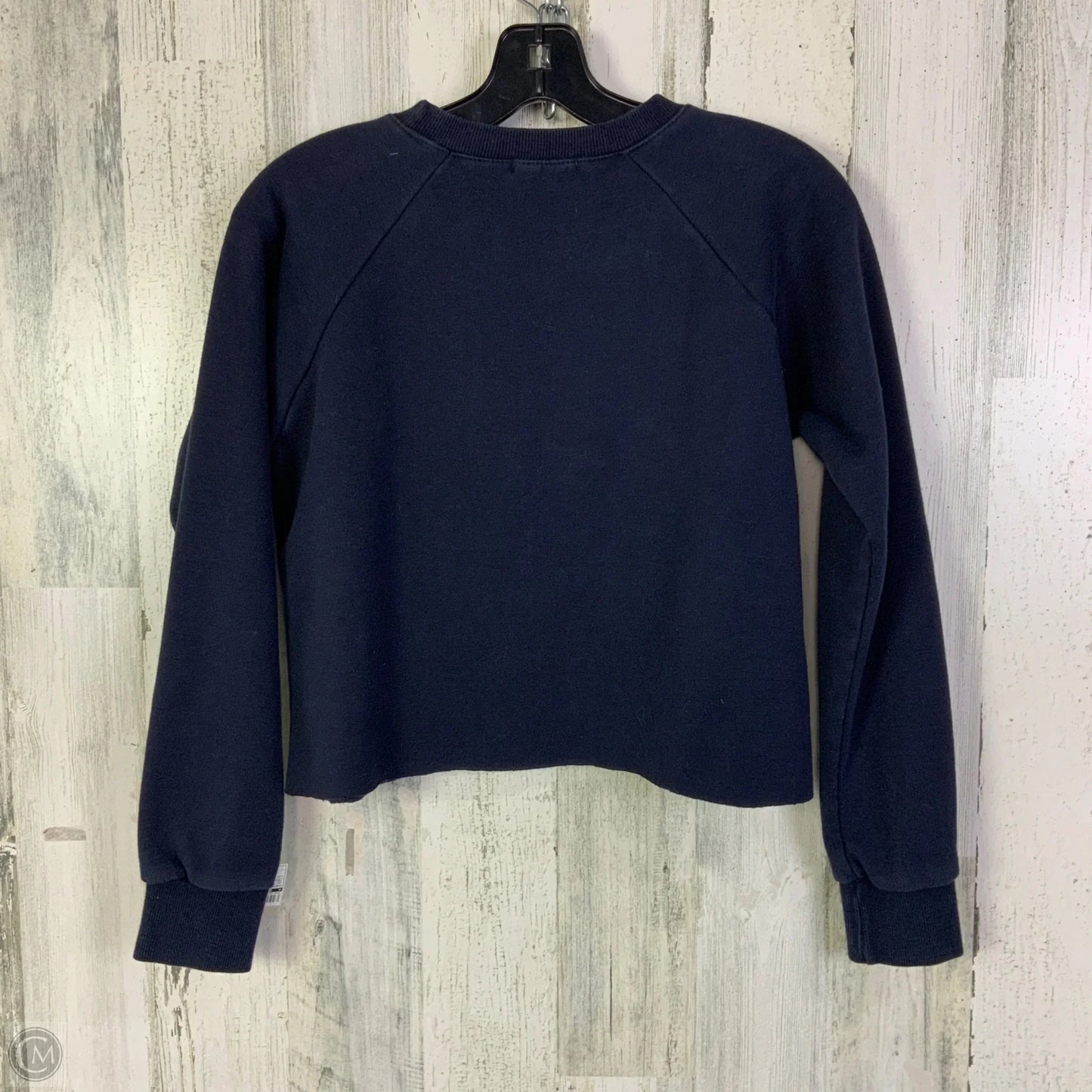 Sweatshirt Crewneck By Clothes Mentor In Navy, Size: S