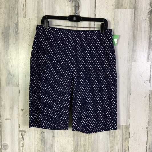 Shorts By Susan Graver In Navy, Size: 14