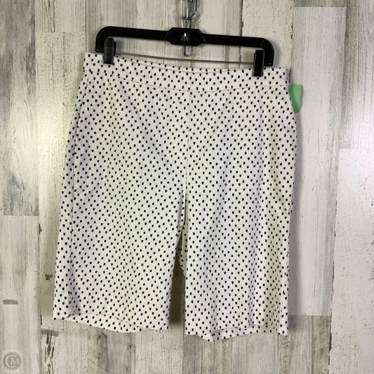 Shorts By Susan Graver In White, Size: 14