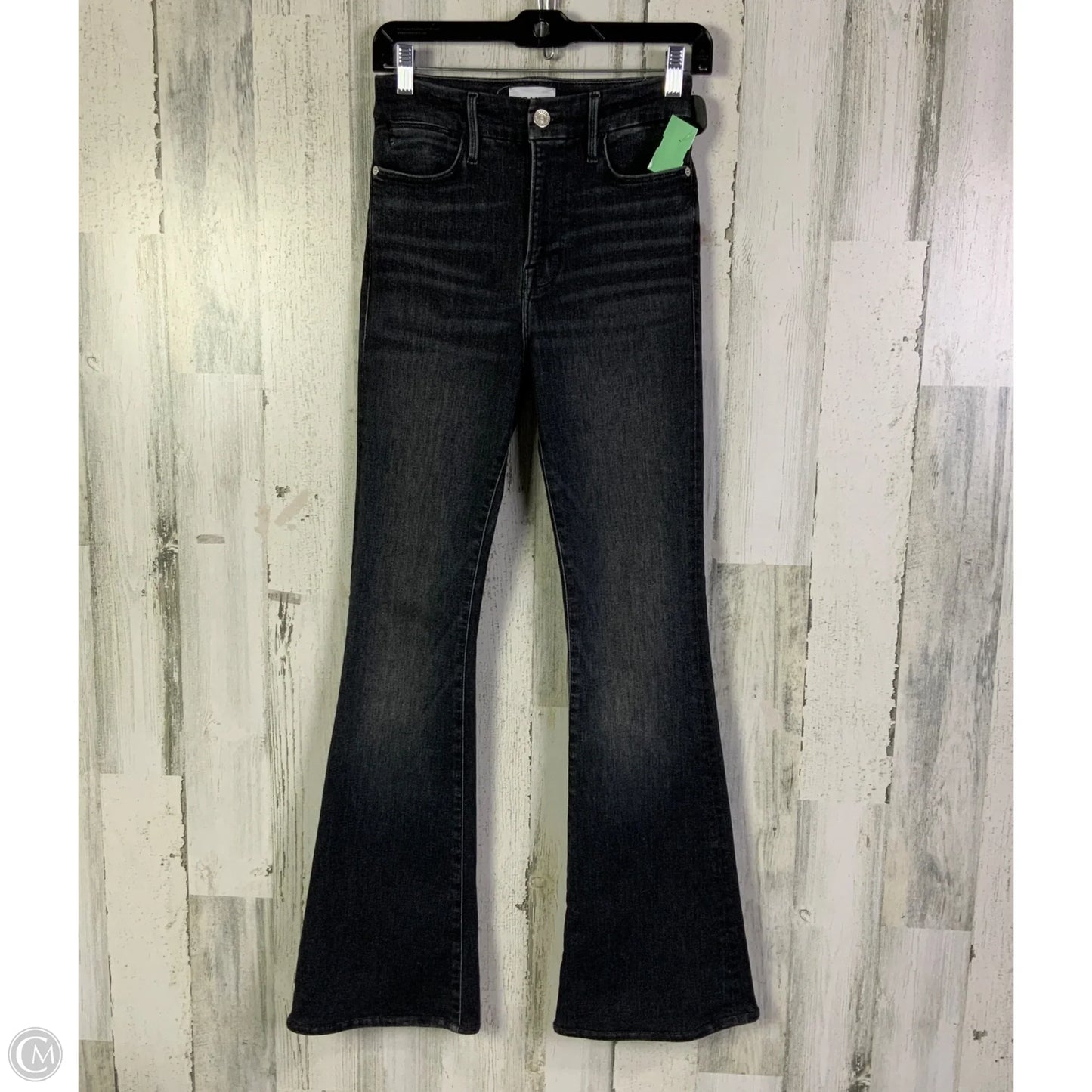 Jeans Flared By Frame In Grey, Size: 2