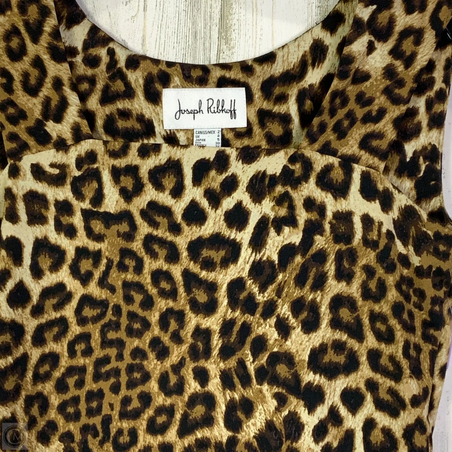 Top Sleeveless By Joseph Ribkoff In Animal Print, Size: Xs