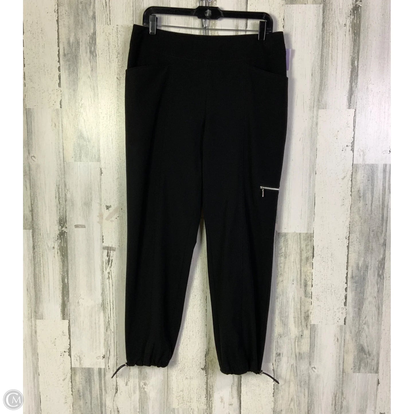 Athletic Pants By Zenergy By Chicos In Black, Size: S