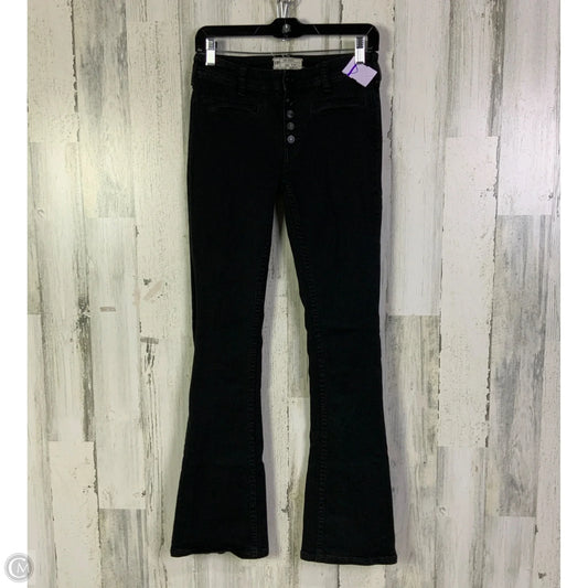 Jeans Flared By Free People In Black, Size: 0