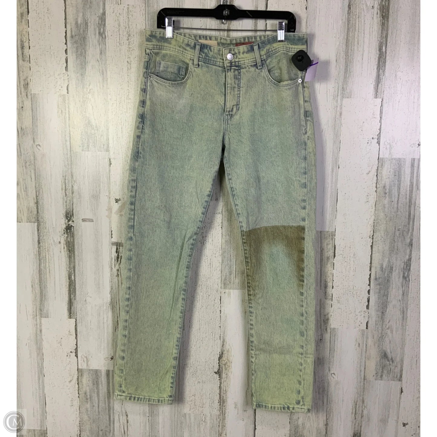 Jeans Straight By Pilcro In Blue Denim, Size: 8