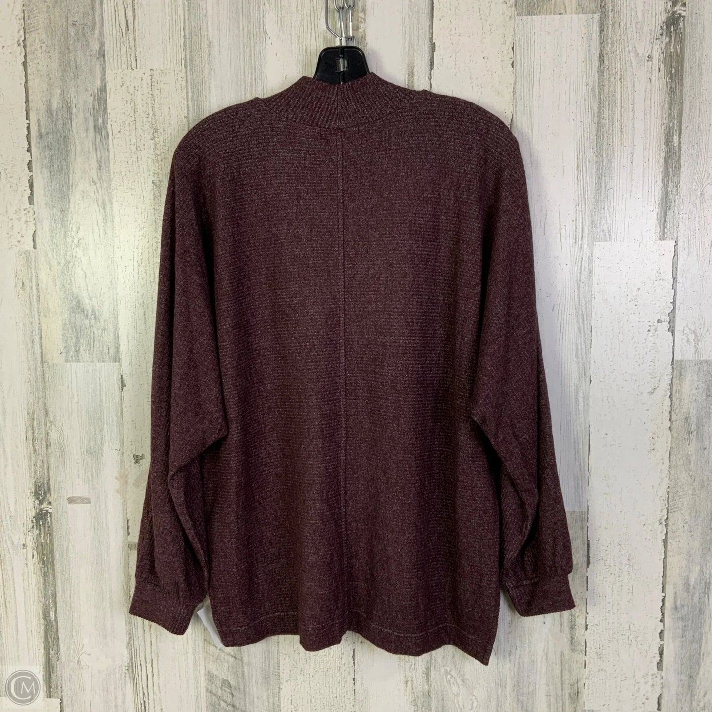 Top Long Sleeve By Banana Republic In Purple, Size: M