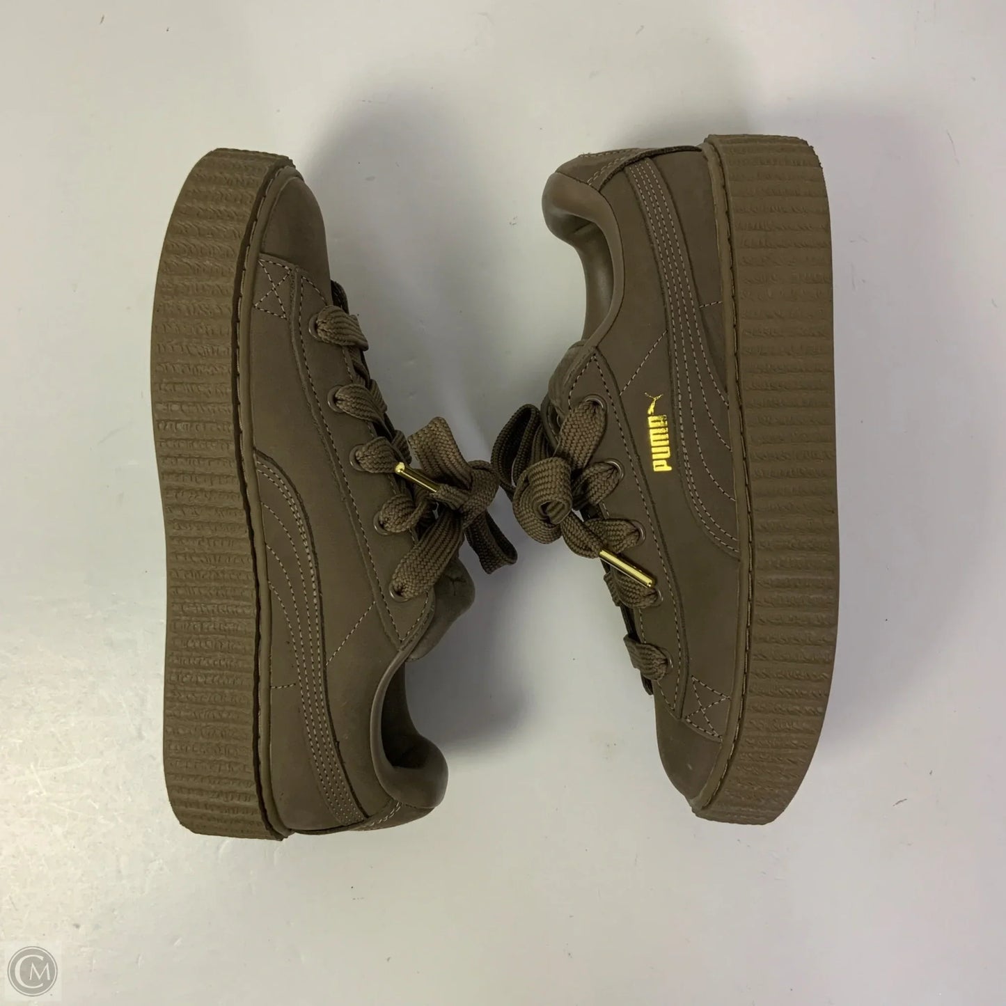 Shoes Sneakers By Puma In Brown, Size: 8
