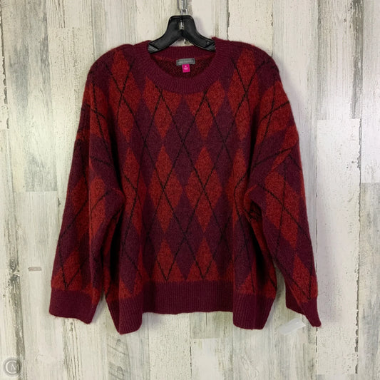 Sweater By Vince Camuto In Red, Size: Xl
