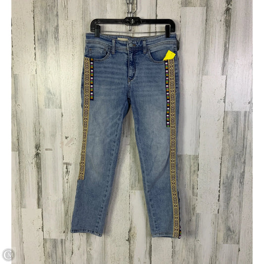 Jeans Skinny By Pilcro In Blue Denim, Size: 4