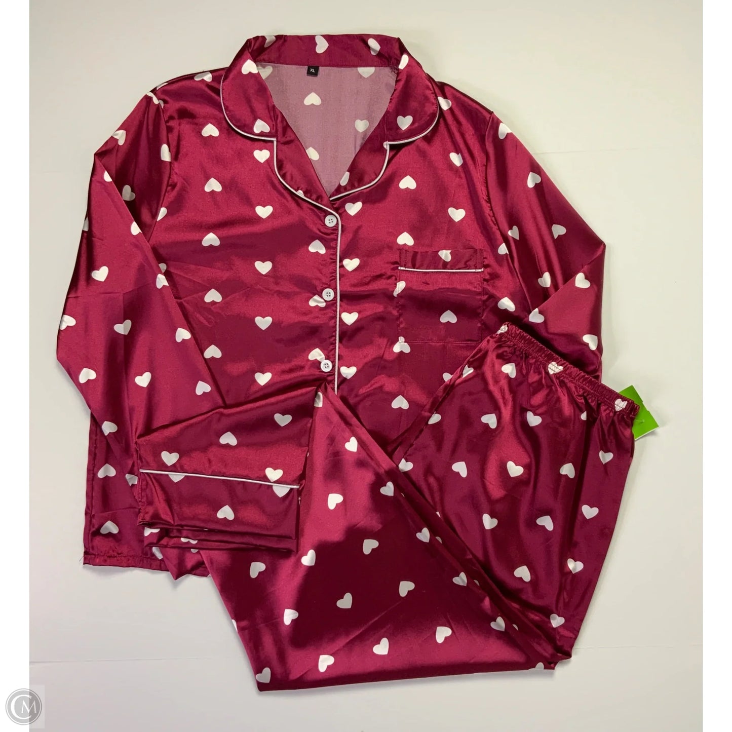 Pajamas 2pc By Cmf In Red, Size: Xl