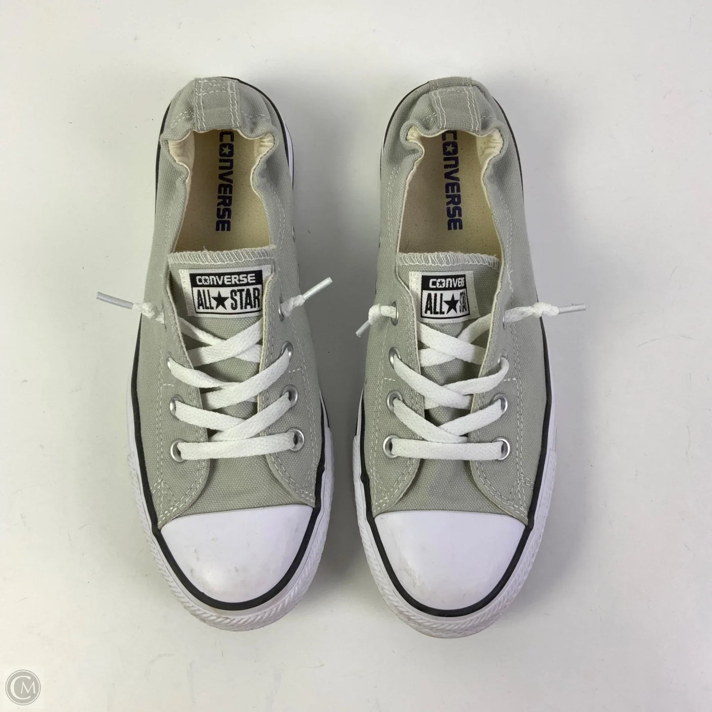 Shoes Sneakers By Converse In Green & White, Size: 9.5