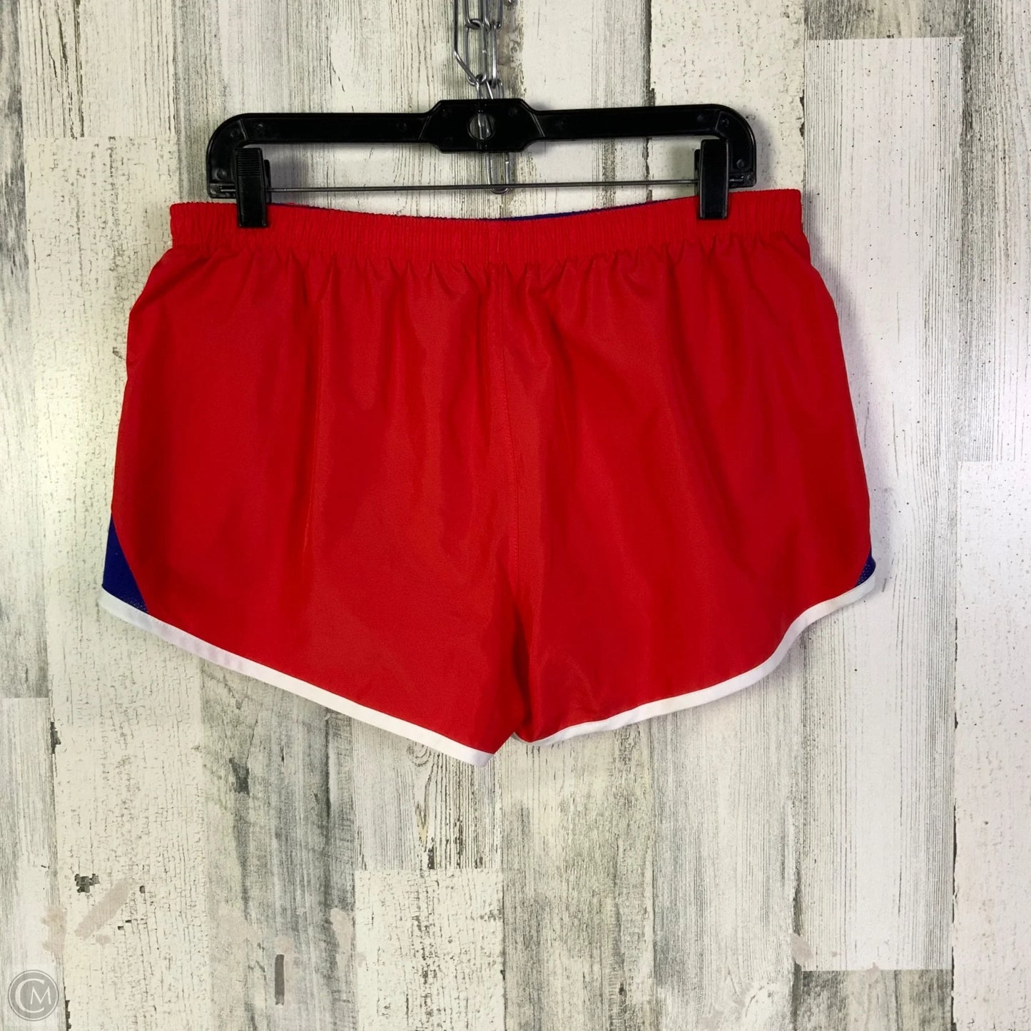 Athletic Shorts By Nike Apparel In Blue & Red, Size: L