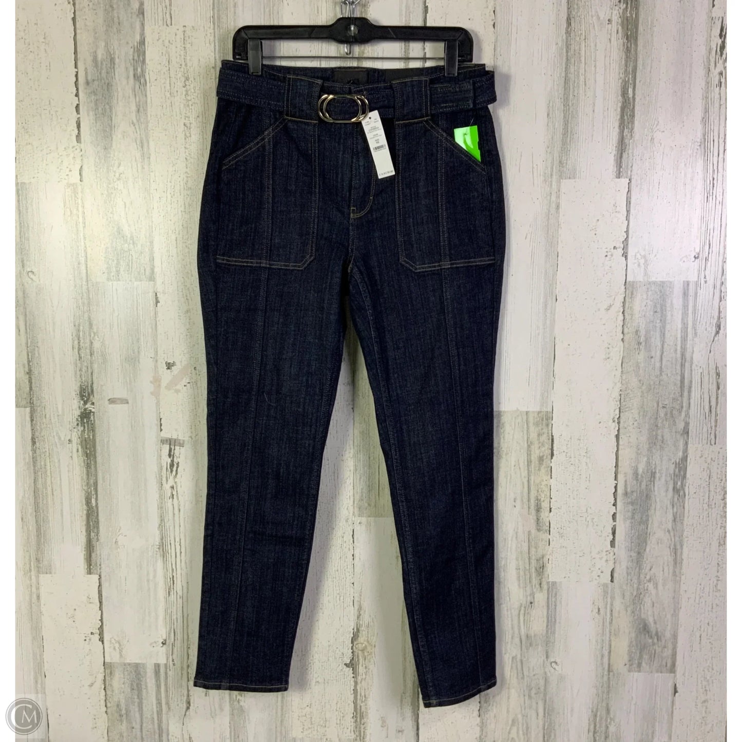 Jeans Straight By Chicos In Blue Denim, Size: 10