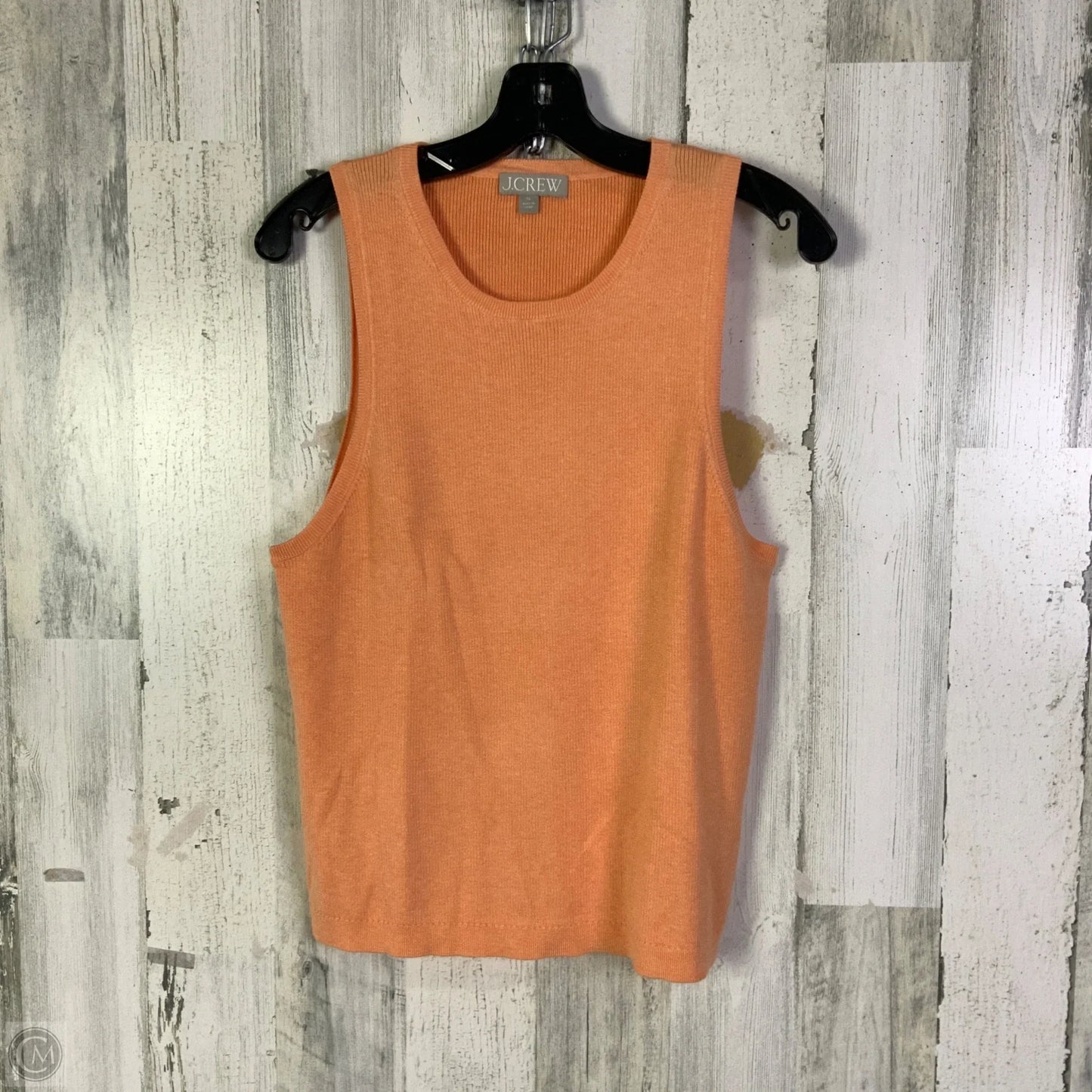 Vest Sweater By J. Crew In Orange, Size: Xl
