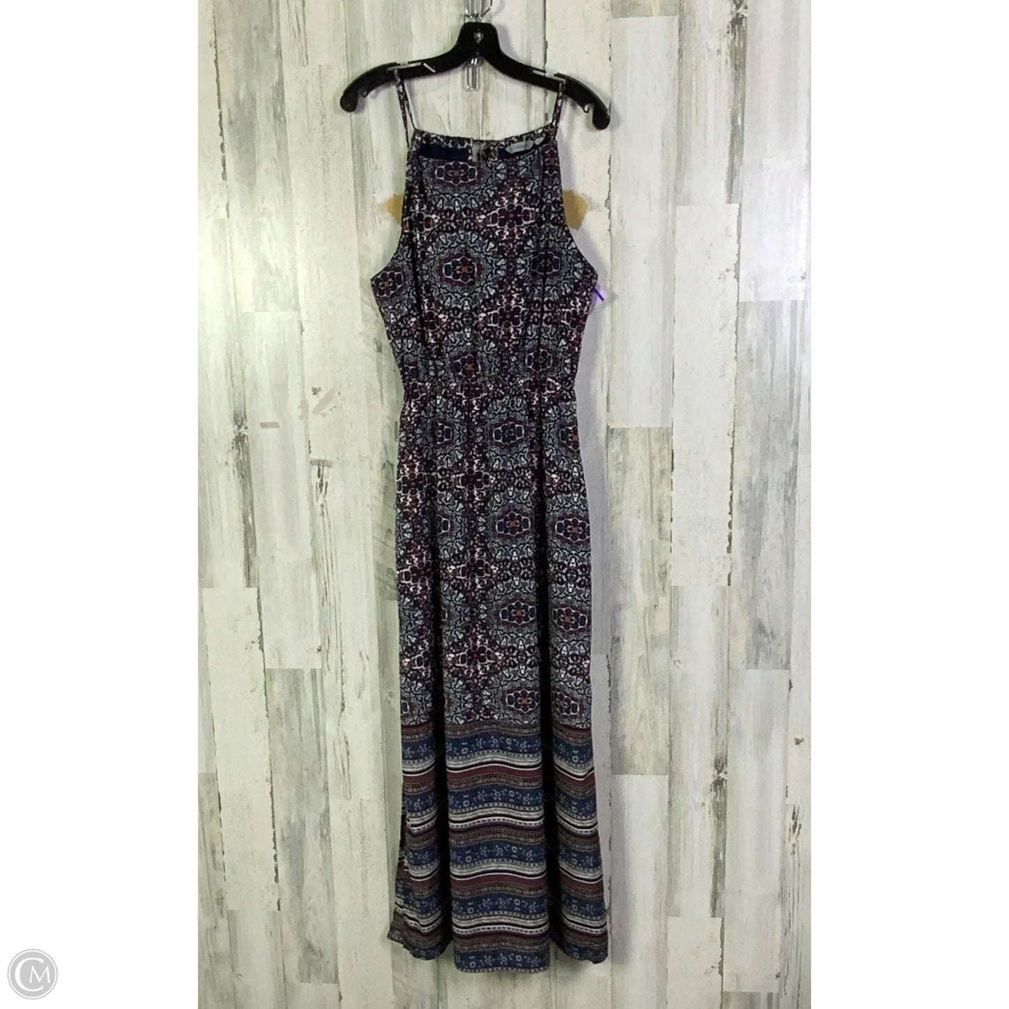 Dress Casual Maxi By Athleta In Blue & Orange, Size: S