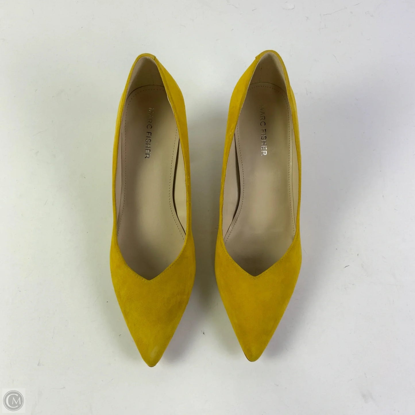 Shoes Heels Block By Marc Fisher In Yellow, Size: 10