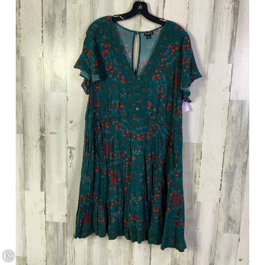 Dress Casual Short By Torrid In Green, Size: Xl