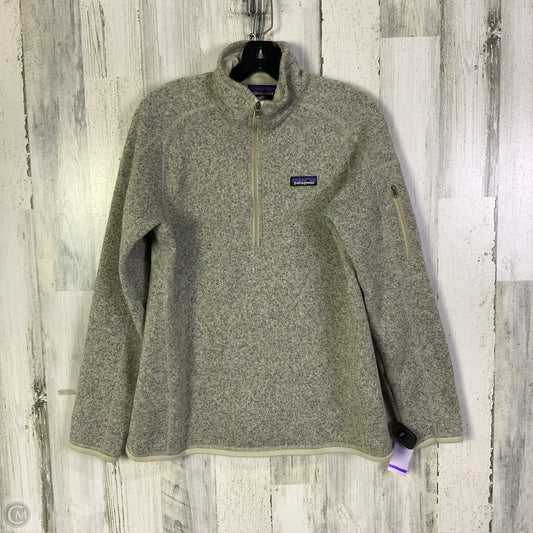 Sweatshirt Collar By Patagonia In Grey, Size: L