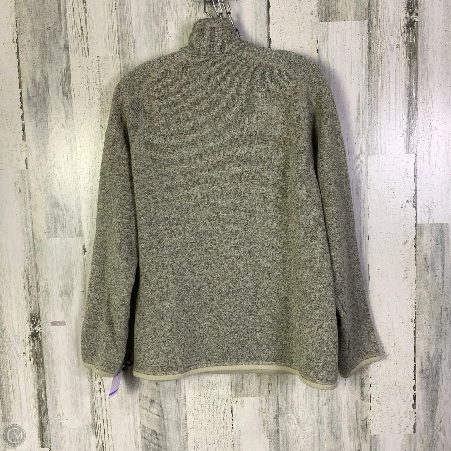 Sweatshirt Collar By Patagonia In Grey, Size: L
