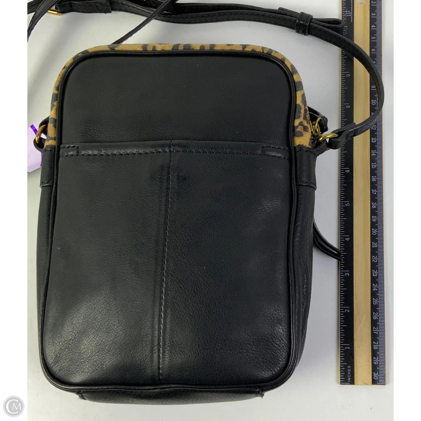 Crossbody Leather By Clothes Mentor, Size: Small